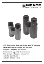 Preview for 1 page of Meade CanyonView ED Instructions And Warranty