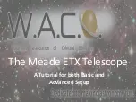 Meade ETX-90 Manual preview