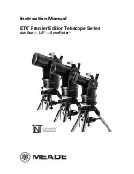 Meade ETX Premier Instruction Manual preview