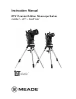 Meade ETX series AutoStar Instruction Manual preview