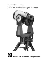 Meade LX200 CLASSIC Instruction Manual preview