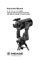 Meade LX200 R Instruction Manual предпросмотр