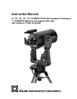 Meade LX200GPS Instruction Manual preview