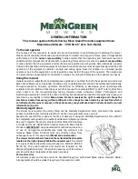 Preview for 4 page of Mean Green Products CXR-52"/60" ZTR Operator'S Manual