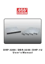 Preview for 1 page of Mean Well DBR-3200 Series User Manual