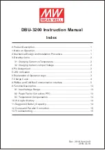 Preview for 2 page of Mean Well DBU-3200 Series Instruction Manual