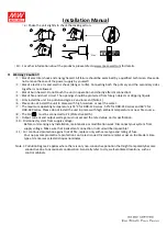 Предварительный просмотр 4 страницы Mean Well DDR-480B-12 Installation Manual