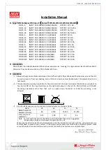 Mean Well DR-15-12 Installation Manual preview