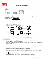 Предварительный просмотр 2 страницы Mean Well DRA-40 Series Installation Manual