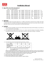 Mean Well DRC-40A Installation Manual preview