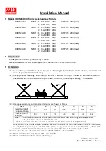 Mean Well DRDN20 Installation Manual предпросмотр