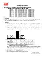 Предварительный просмотр 1 страницы Mean Well DRH-120-24 Installation Manual