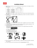 Предварительный просмотр 2 страницы Mean Well DRH-120-24 Installation Manual