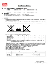 Mean Well DUPS20 Installation Manual предпросмотр