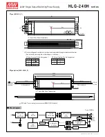 Предварительный просмотр 3 страницы Mean Well HLG-240H-15 Quick Start Manual