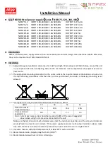 Mean Well NDR-240 Series Installation Manual предпросмотр