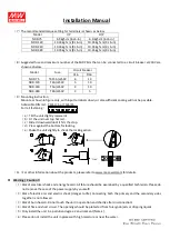 Предварительный просмотр 2 страницы Mean Well NDR-240 Series Installation Manual