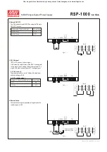 Предварительный просмотр 4 страницы Mean Well RSP-1000 Series Manual