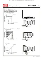 Предварительный просмотр 5 страницы Mean Well RSP-1000 Series Manual