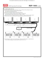 Предварительный просмотр 6 страницы Mean Well RSP-1000 Series Manual