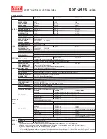 Preview for 2 page of Mean Well RSP-2400-12 Manual