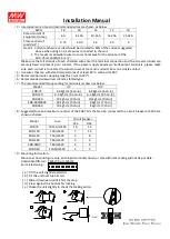 Предварительный просмотр 2 страницы Mean Well SDR Series Installation Manual