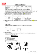 Предварительный просмотр 2 страницы Mean Well TDR-240-24 Installation Manual