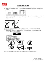 Preview for 2 page of Mean Well TDR-480-24 Installation Manual