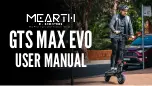 Предварительный просмотр 1 страницы Mearth GTS MAX EVO User Manual