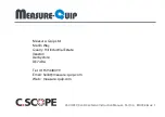 Предварительный просмотр 47 страницы Measure-Quip C.Scope CXL3 Instruction Manual