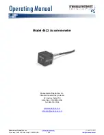 Preview for 1 page of Measurement Computing 4623 Operating Manual