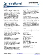 Preview for 2 page of Measurement Computing 4623 Operating Manual