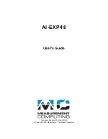 Preview for 2 page of Measurement Computing AI-EXP48 User Manual