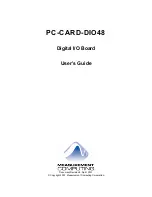 Предварительный просмотр 2 страницы Measurement Computing PC-CARD User Manual