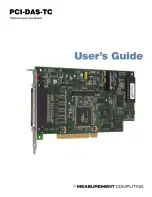 Measurement Computing PCI-DAS-TC User Manual preview
