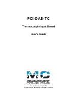 Preview for 2 page of Measurement Computing PCI-DAS-TS User Manual