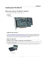 Preview for 8 page of Measurement Computing PCI-DAS-TS User Manual