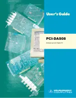 Preview for 1 page of Measurement Computing PCI-DAS08 User Manual