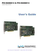 Preview for 2 page of Measurement Computing PCI-DAS6013 User Manual