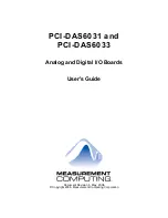 Preview for 2 page of Measurement Computing PCI-DAS6031 User Manual