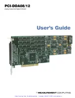 Preview for 2 page of Measurement Computing PCI-DDA08/12 User Manual