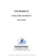 Preview for 3 page of Measurement Computing PCI-DDA08/12 User Manual