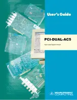 Preview for 1 page of Measurement Computing PCI-DUAL-AC5 User Manual