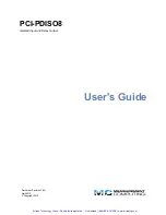 Preview for 2 page of Measurement Computing PCI-PDISO8 User Manual