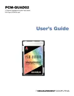 Measurement Computing PCM-QUAD02 User Manual preview