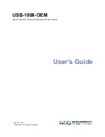 Measurement Computing USB-1808-OEM User Manual preview