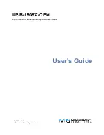 Measurement Computing USB-1808X-OEM User Manual preview