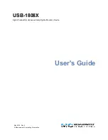 Preview for 1 page of Measurement Computing USB-1808X User Manual