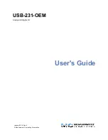 Preview for 1 page of Measurement Computing USB-231-OEM User Manual