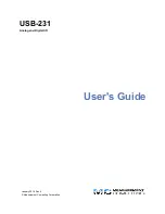 Measurement Computing USB-231 User Manual preview